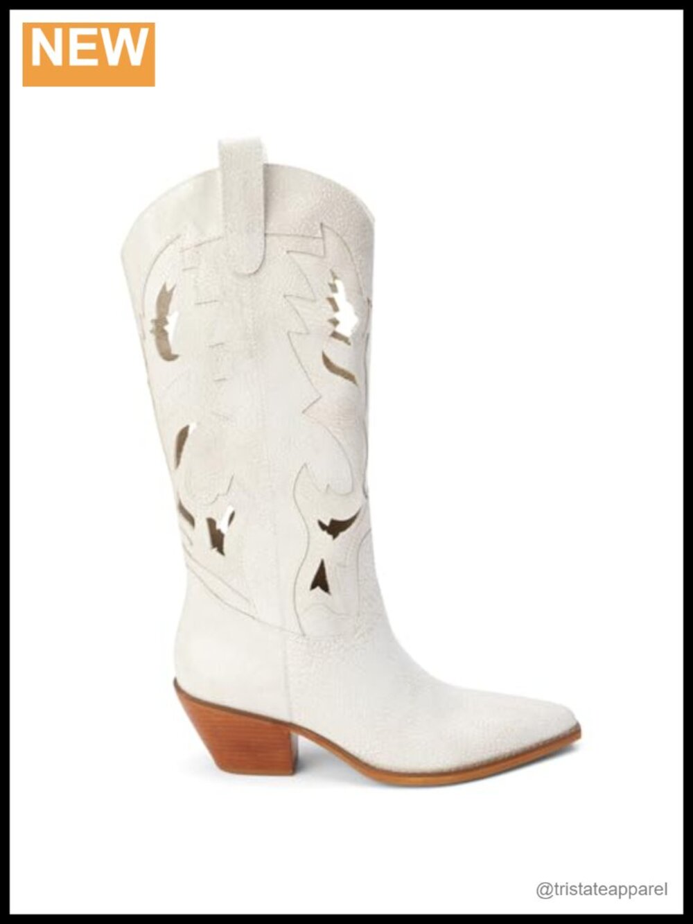 Matisse Alice Knee High Boots Western Pull On Leather Block Heel Women's Size